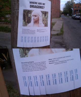 Illustration for article titled Daenerys Targaryen Takes to America's City Streets to Find Her Lost Dragons